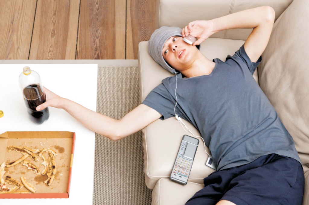 According to the study, Americans become increasingly sedentary