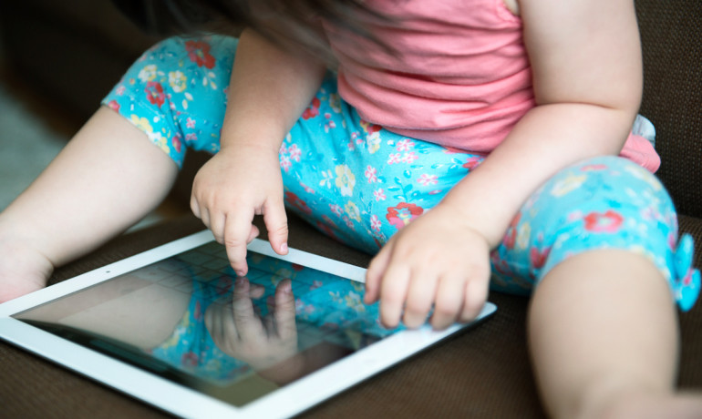 Toddlers can use iPads by age two