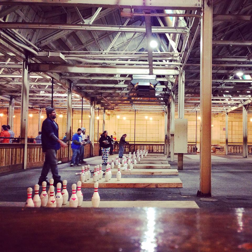 Fowling, a quirky sport that combines football and bowling