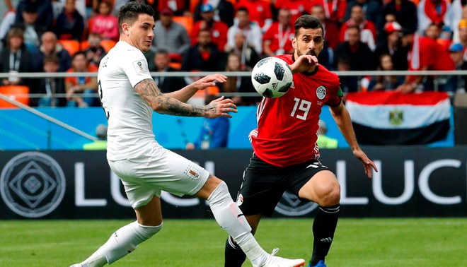 World Cup: Uruguay edges Egypt 1-0 in group stage match