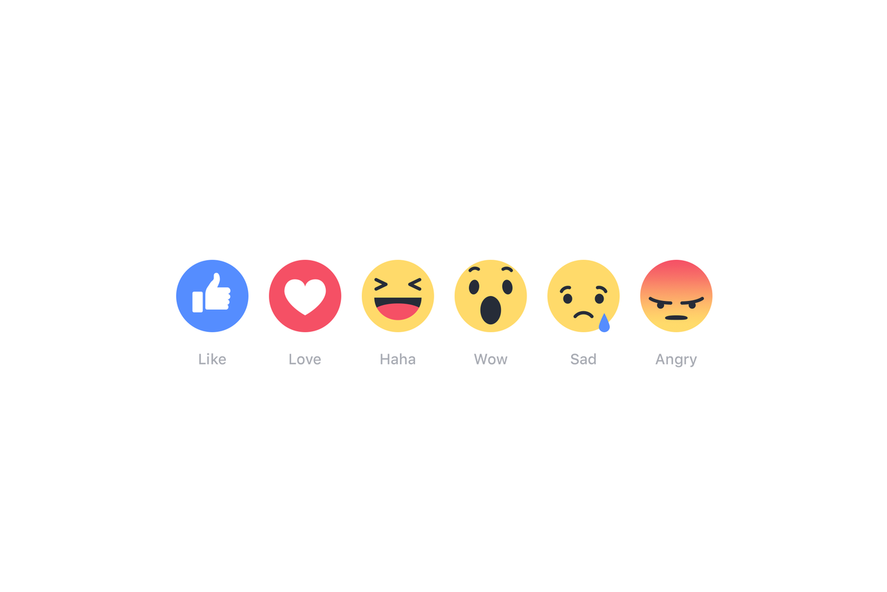 Facebook rolls out expanded Like button reactions around the world