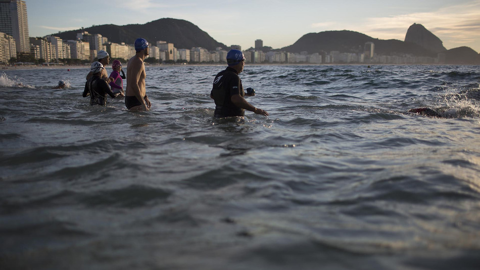 Olympians are training in water rife with fecal bacteria, Brazil's data shows