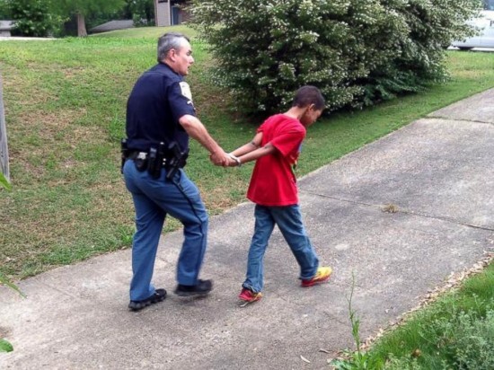 Mom Asks Police to Pretend to Arrest Her Misbehaving 10-Year-Old Son to Teach Him a Lesson