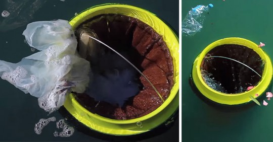 Two Guys Have Invented A Floating Rubbish Bin That Cleans The Ocean