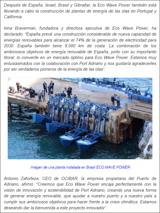  España creará energía eléctrica con las olas del mar