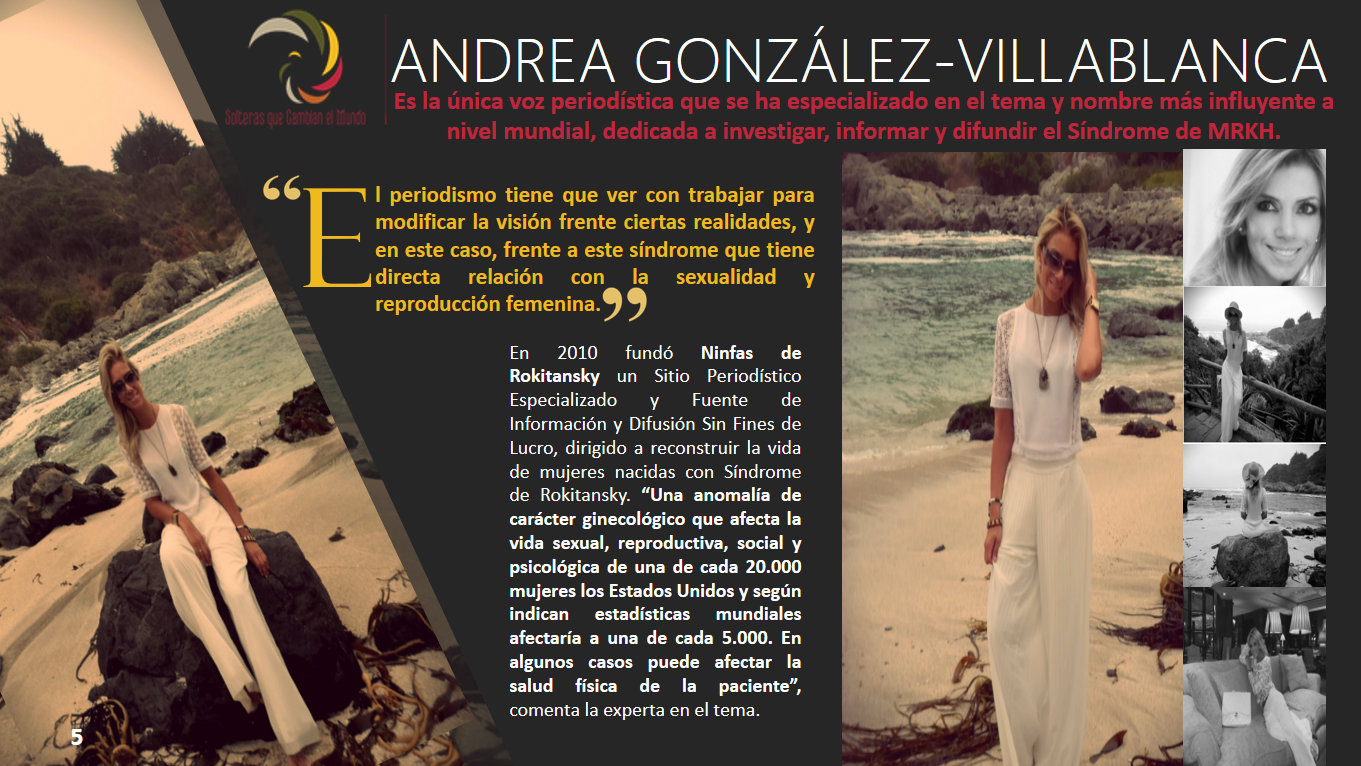 Periodista Andrea González-Villablanca habla de sexualidad en mujeres MRKH