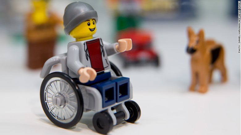 Lego unveils its first disabled figure