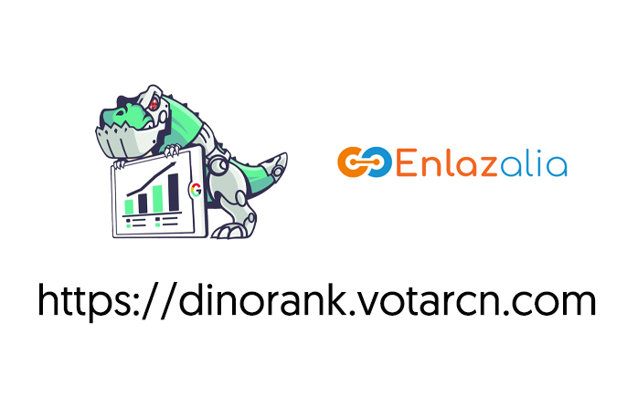 DinoRANK te desplaza y Enlazalia te enlaza la pagina oficial