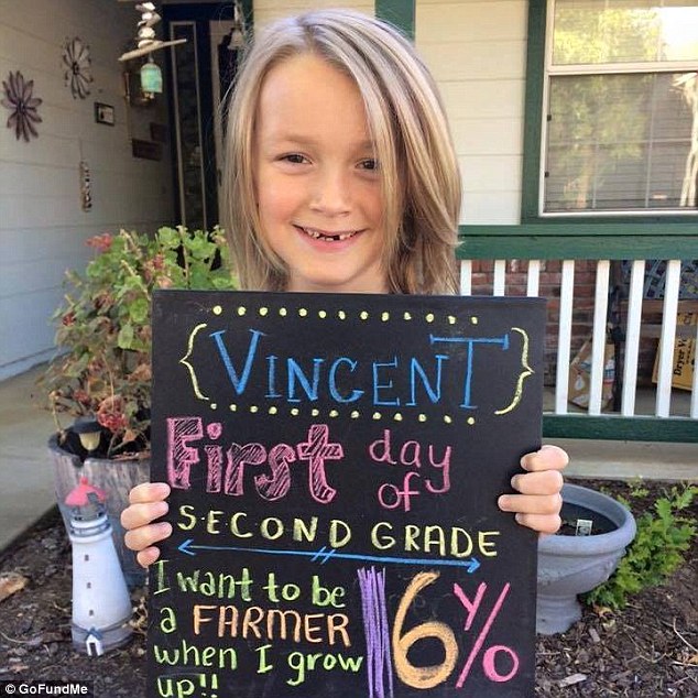 Seven-year-old boy who spent two years growing out his hair to donate to cancer patients, has it