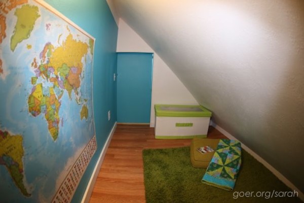 Parents Turn Abandoned Storage Room Into Son   s Whimsical Playroom