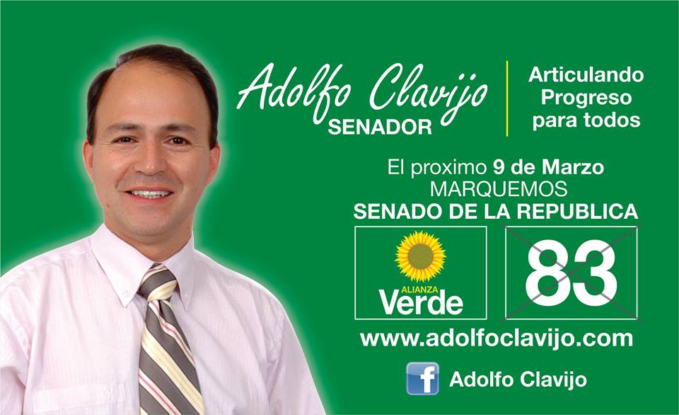 Adolfo Clavijo Velez: un candidato que hace historia