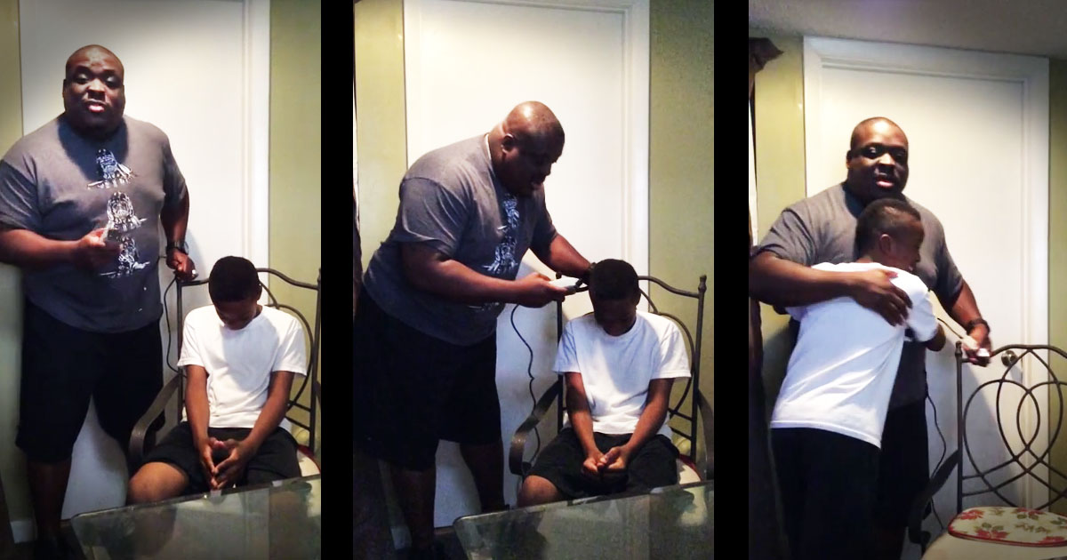 He was about to teach his son a lesson...but then surprised everyone
