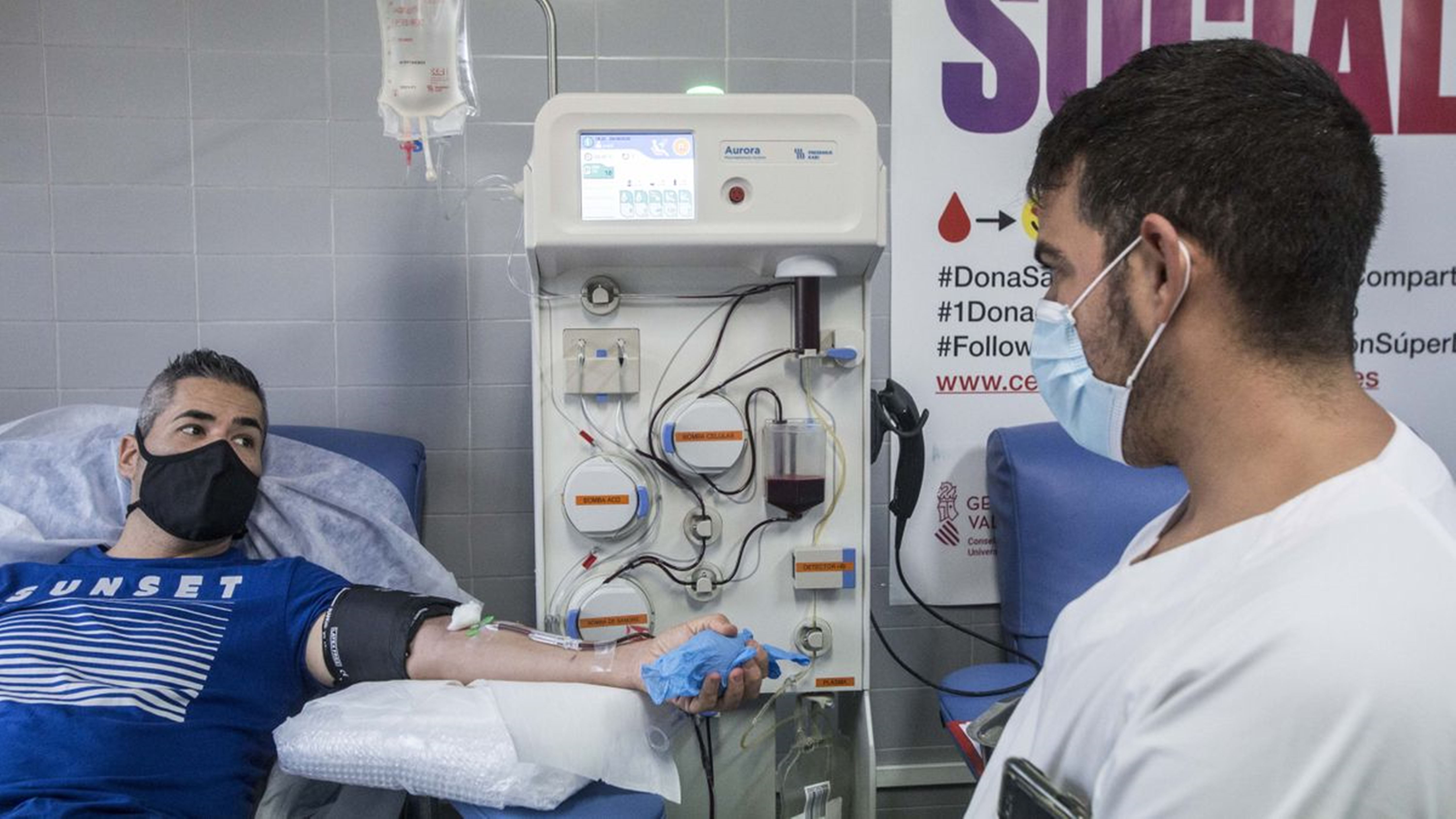 Diez hospitales de la provincia de Alicante tratan a enfermos de covid con el plasma de pacientes r