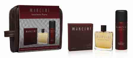 Mancini, creó un neceser y un pack de lujo con su fragancia Instinto Puro para Papá