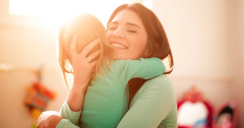 Latest research reveals the more you hug your kids, the smarter they get