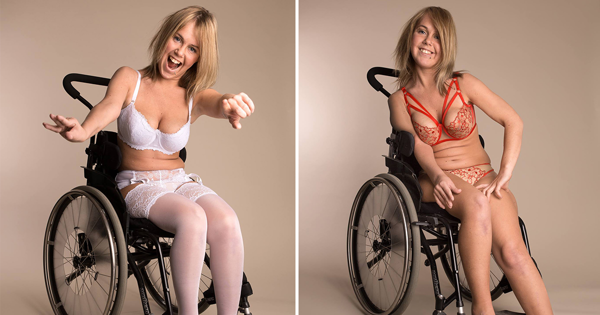 Wheelchair user Moha crushes all stereotypes becomes lingerie model