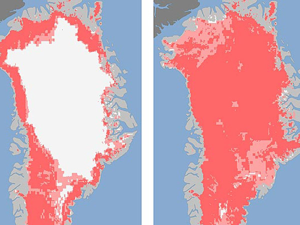 Groenlandia se derrite a velocidad récord
