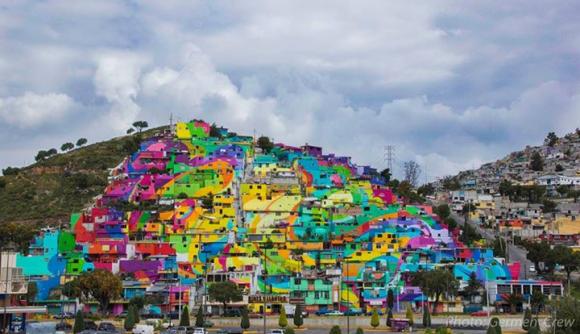 El mural de colores que redujo la violencia 