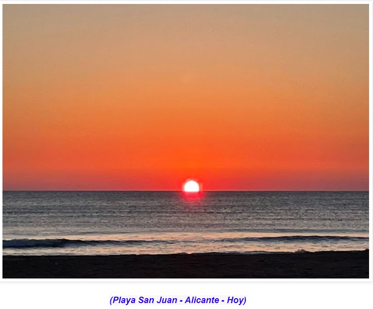  Amanecer en Playa San Juan (Alicante)