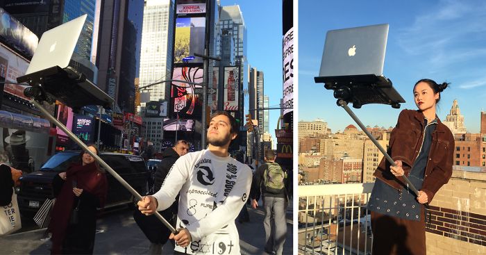Have you ever heard about macbook selfie sticks?