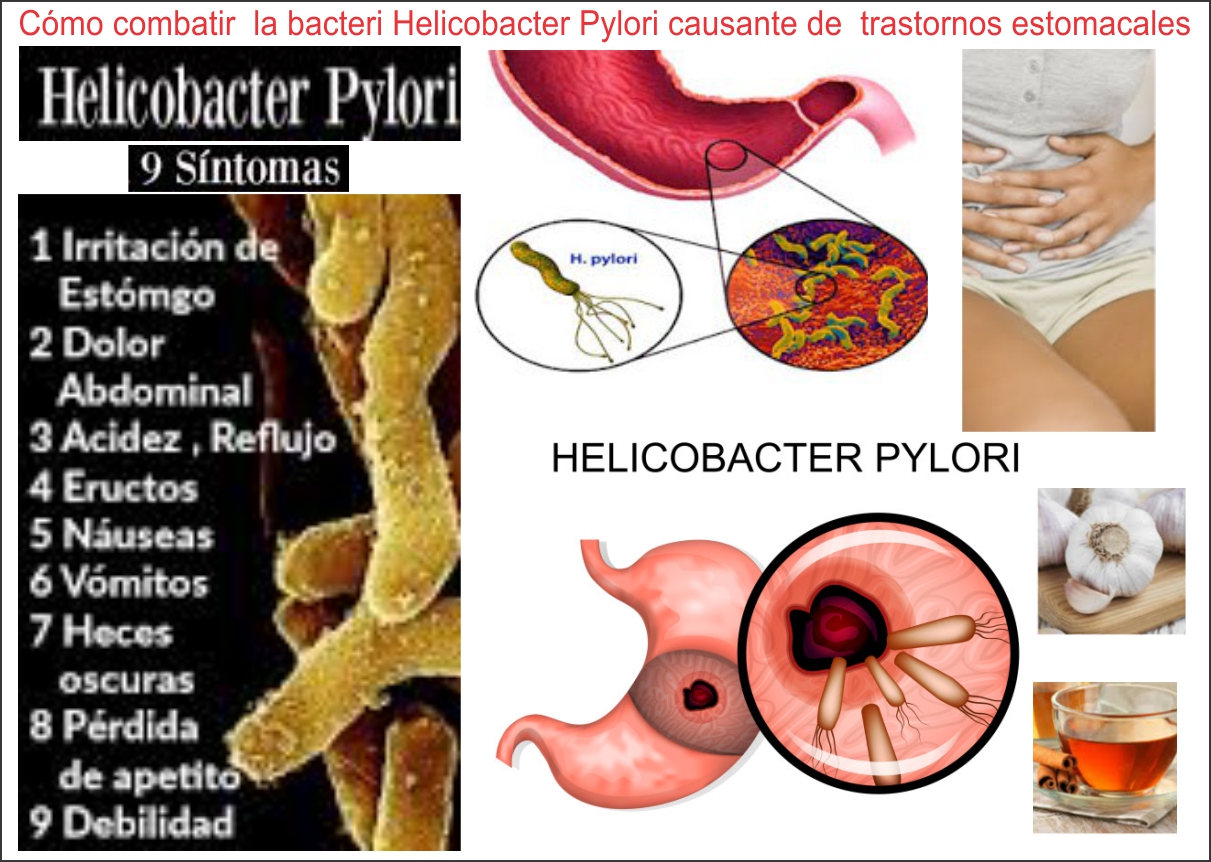 Efectos secundarios de la bacteria helicobacter pylori