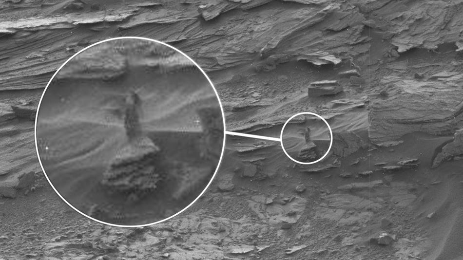 Mysterious, woman-shaped figure spotted on Mars