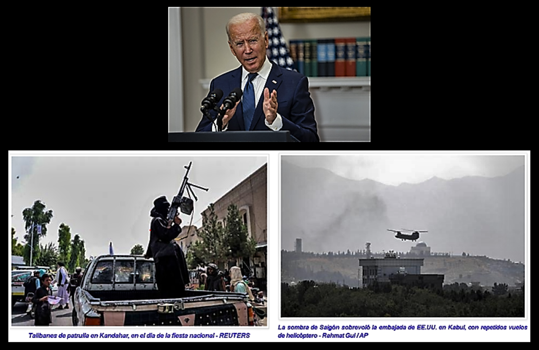 La derrota de Biden: El fracaso en Afganistán es un grave golpe a la posición de Estados Unidos