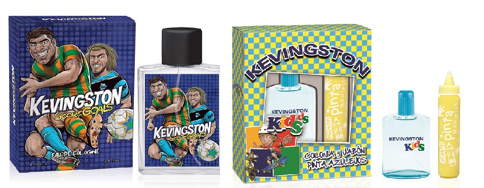 Las nuevas fragancias de Kevingston: Celeste & Score Goals, se presentan en divertidos packs para re