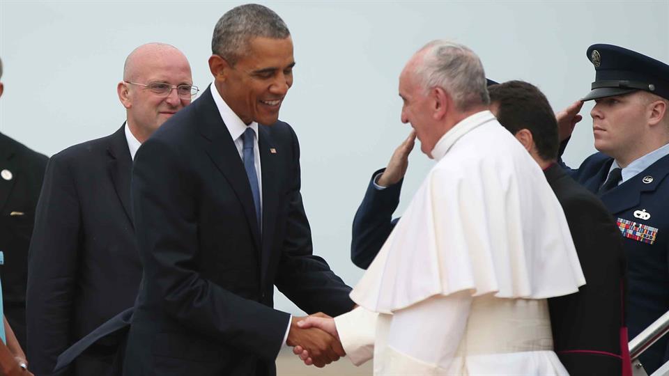 El Papa llegó a Estados Unidos y es su primera visita a ese país