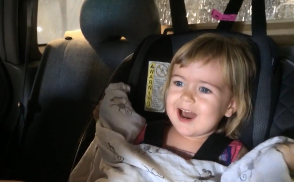 Two year old   s first car wash reaction is adorable