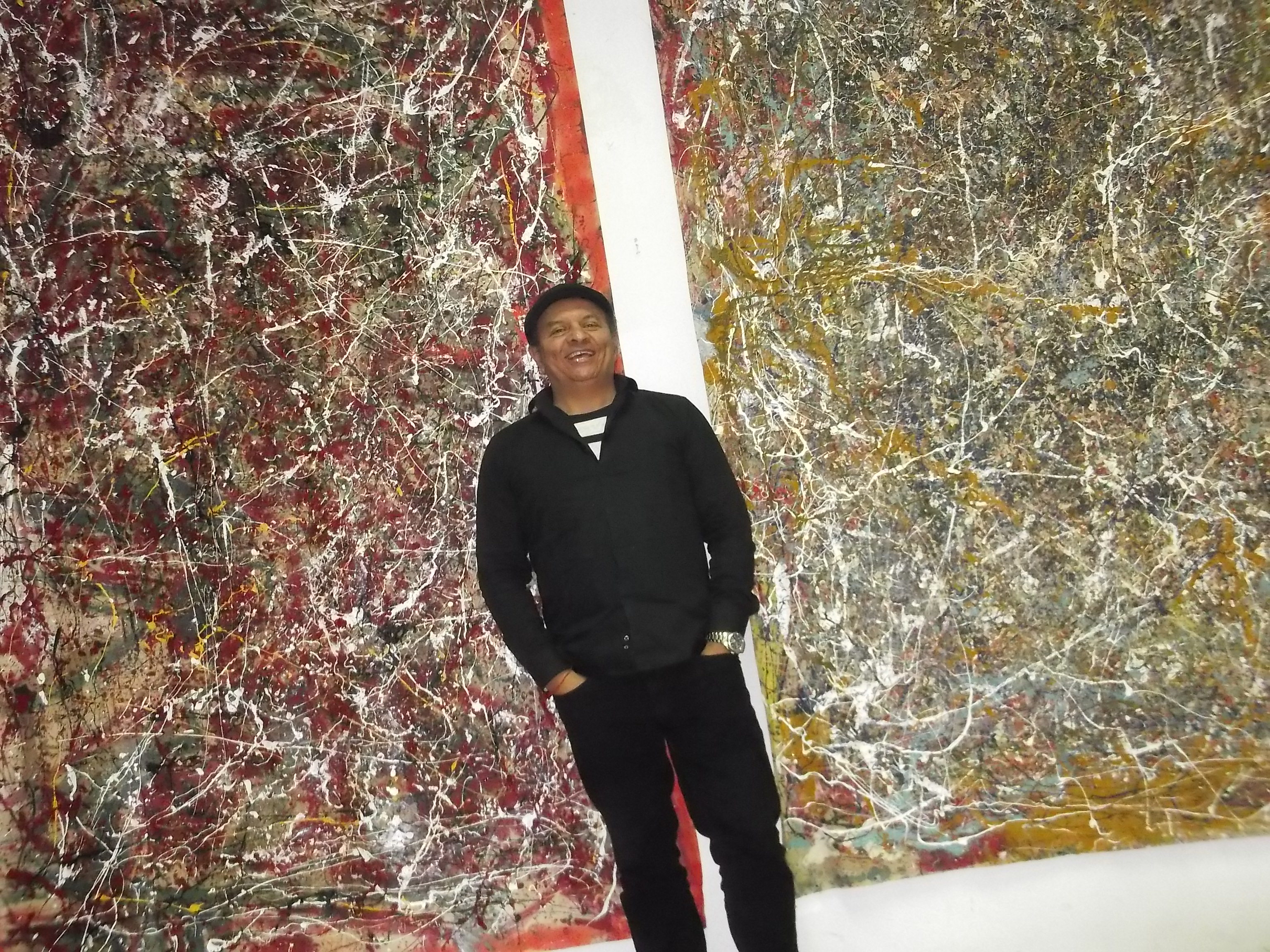 El artista plástico uruguayo  Miguel Angel Recoba vendio una obra en mas de 30 mil dolares -