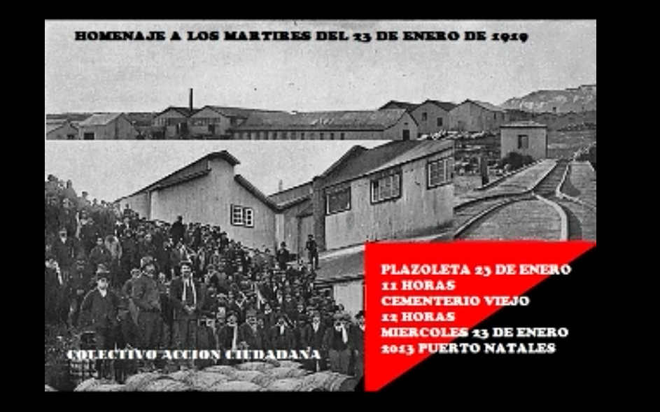 23 de Enero de 1919 en Puerto Natales - Chile