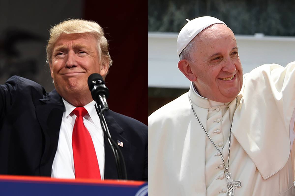 Similarities between Pope Francis and Trump