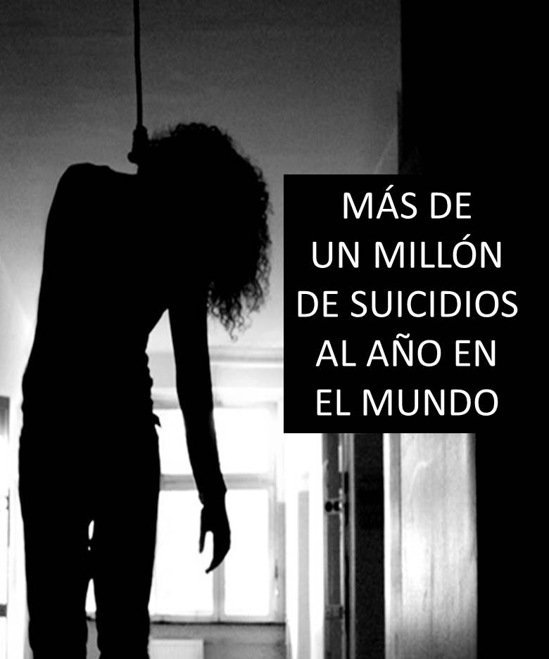 MÁS DE UN MILLÓN DE SUICIDIOS 