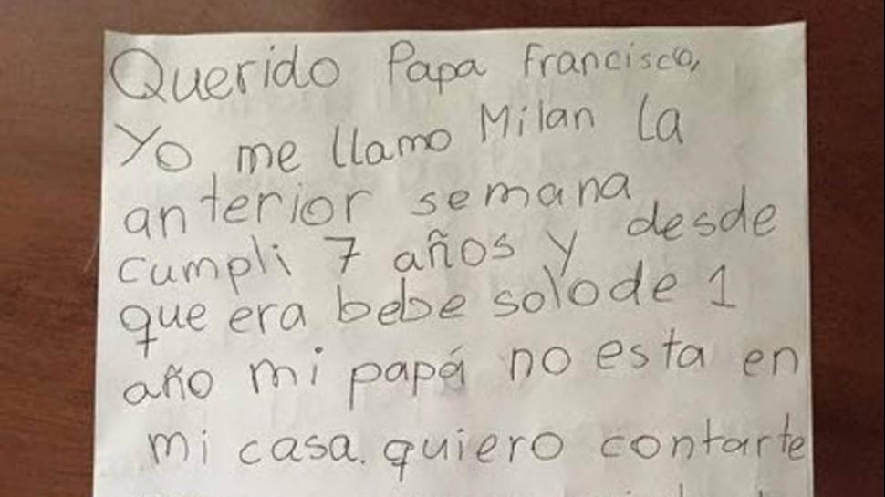 La carta de un nene boliviano al Papa que te va a emocionar