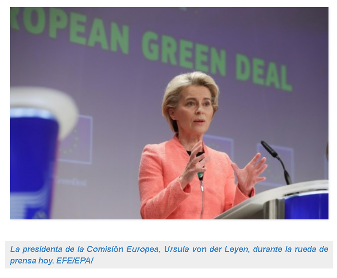  Von der Leyen: "Nuestra economía de combustibles fósiles ha llegado a su fin"