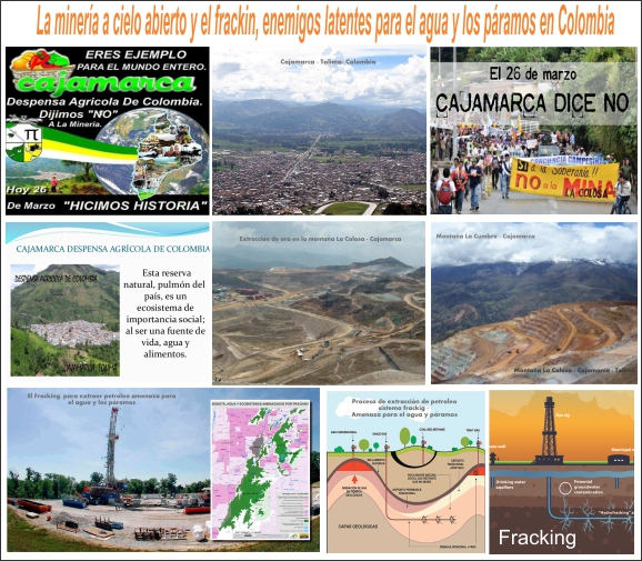 La minería a cielo abierto y el fracking, una seria amenaza a para el agua de ríos y páramos en Colo