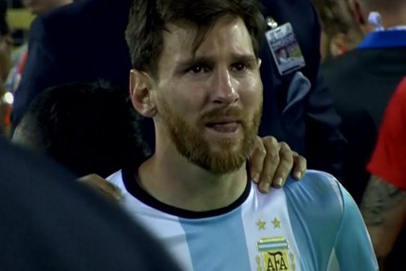 Messi renunció a la selección Argentina luego de la final perdida