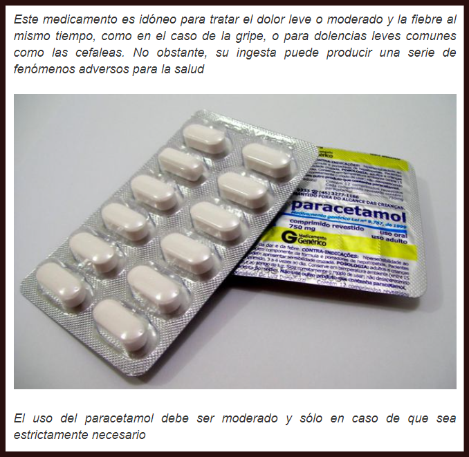 Cuidado: El Paracetamol sí tiene, también, efectos secundarios