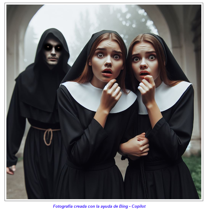  Dos monjas en peligro de ser violadas (cuento)