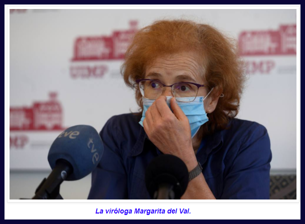 Margarita del Val: Ómicron no es más leve, es que ahora estamos más vacunados.