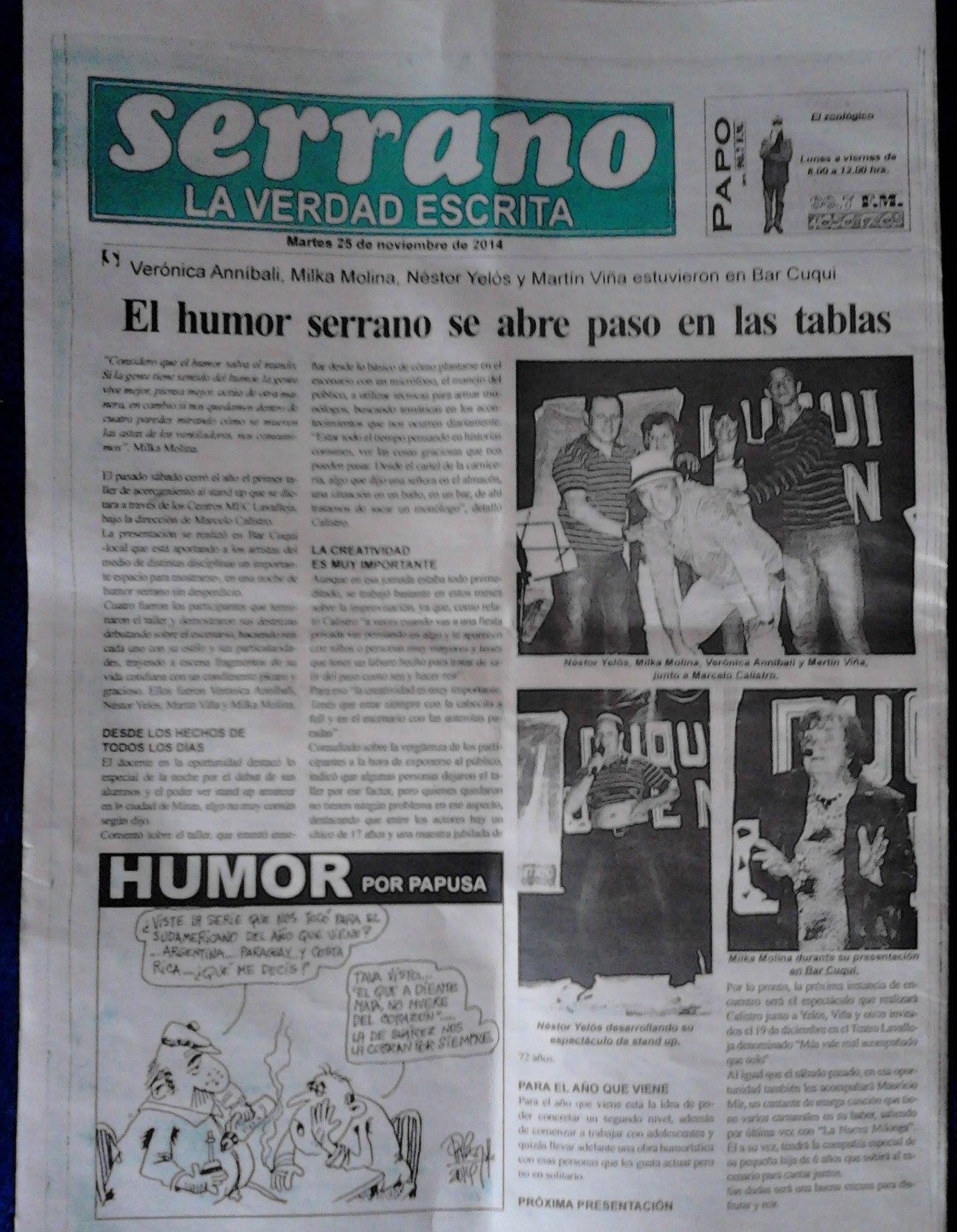 Segundo Round de Humor Serrano 2015!!!