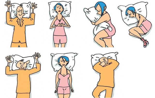 Significados reales de las posiciones que eliges al dormir