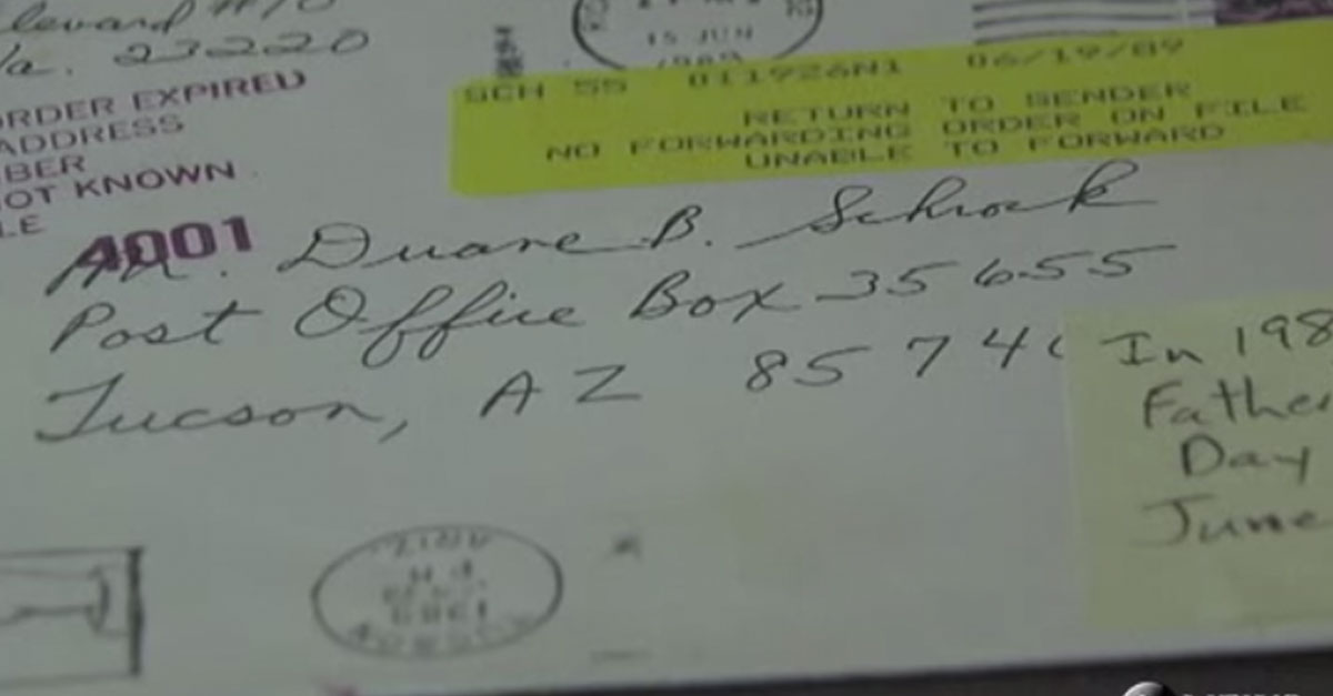 A father gets a card from his late son that was lost in the mail for 26 years