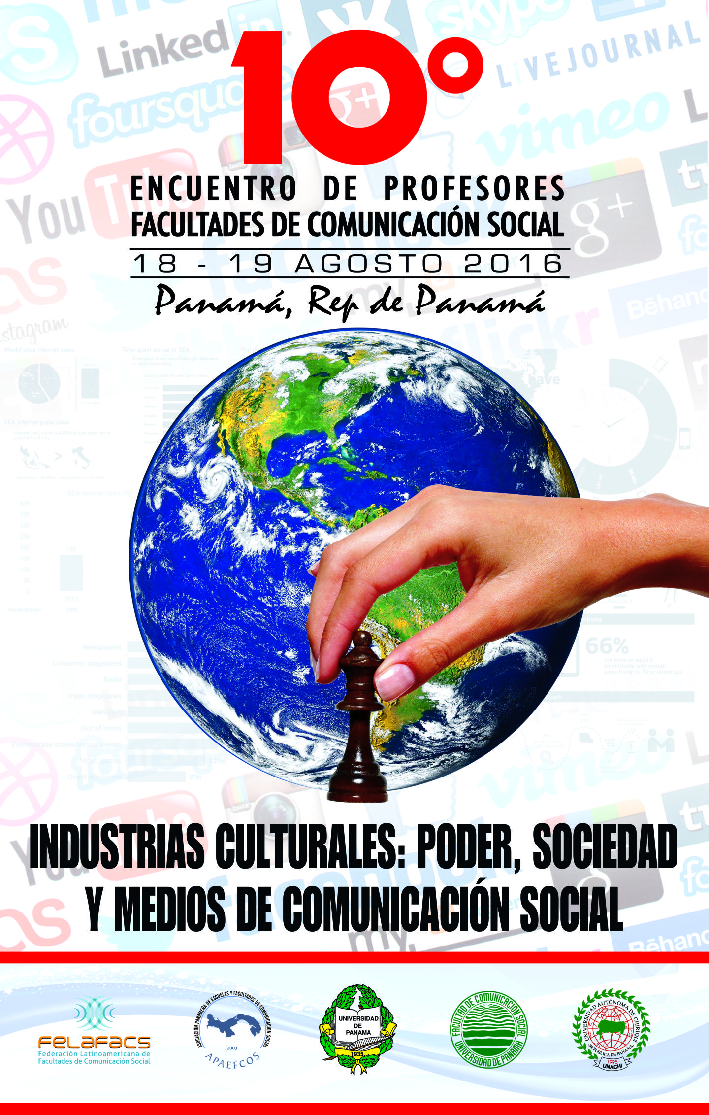 X Encuentro Nacional de Docentes de Comunicación Social en ciudad de Panamá.