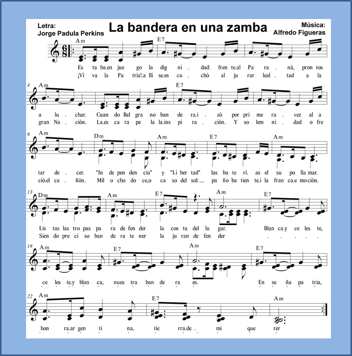 En el año de Manuel Belgrano hacé tu versión de LA BANDERA EN UNA ZAMBA.