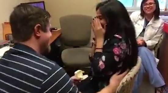 Marriage Proposal is First Thing She Hears After Cochlear Implant