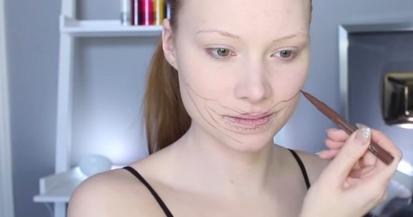 It Looks Like She's Just Putting On Makeup, But By The End...OMG!