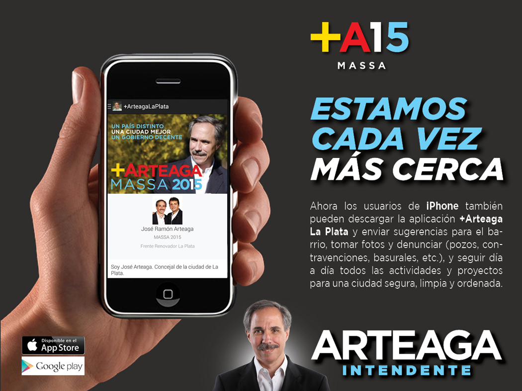 Ahora, la aplicación de Arteaga también está disponible para Iphone, Ipad y Ipod
