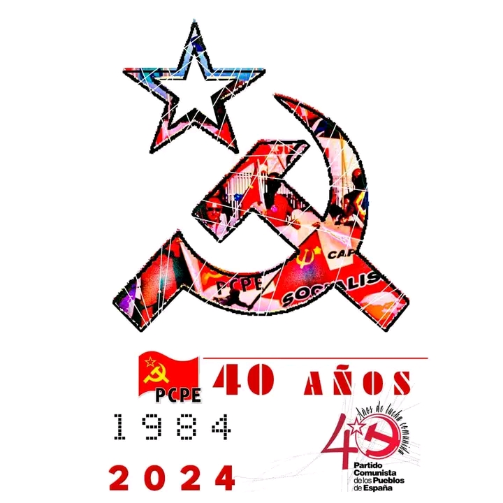 Saludo del partido comunismo mexicano por los 40 años del PCPE